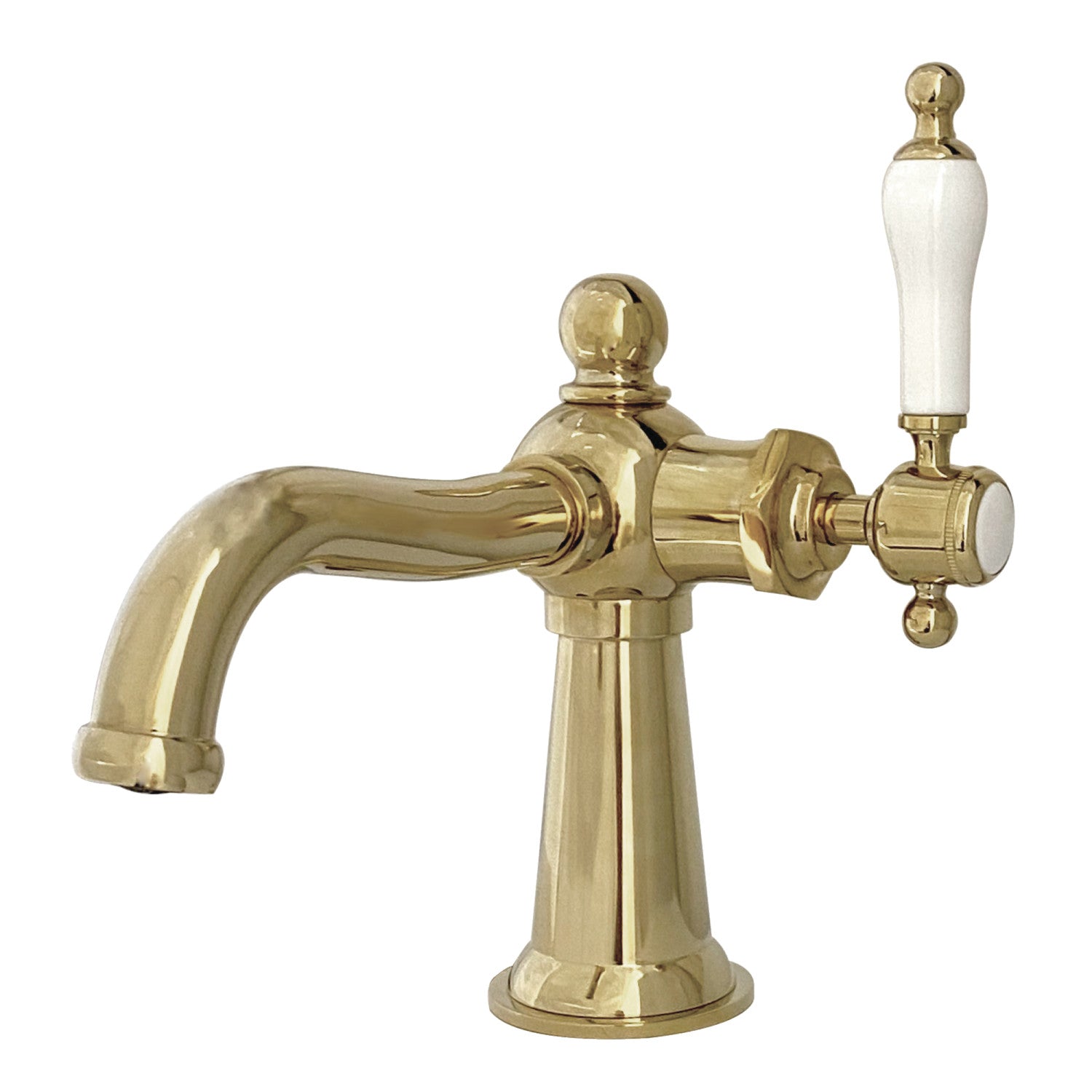Kingston Brass KS1215TL Heritage Bathroom Faucet, Oil Rubbed Bronze 並行輸入品  浴室、浴槽、洗面所