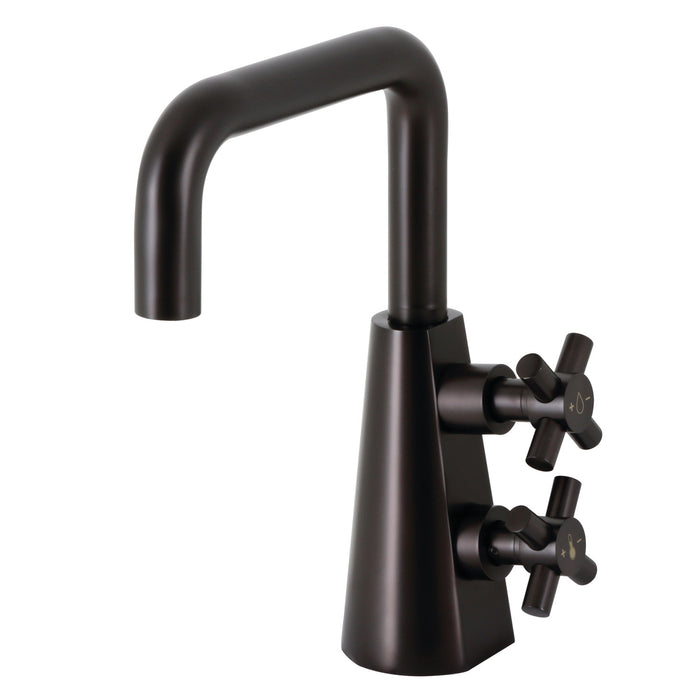 Kingston Sona KS2265DX - Constantine Two-Handle 1-Hole Bathroom Faucet with Push Pop-Up Drain, Oil Rubbed Bronze