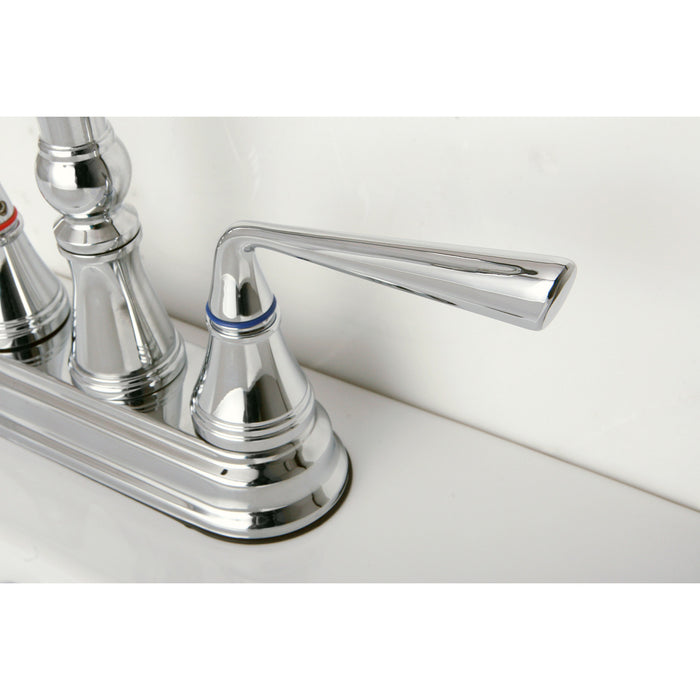 Silver Sage KS2491ZL Two-Handle 2-Hole Deck Mount Bar Faucet, Polished Chrome