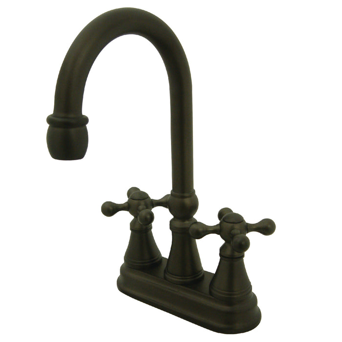 Governor KS2495KX Two-Handle 2-Hole Deck Mount Bar Faucet, Oil Rubbed Bronze