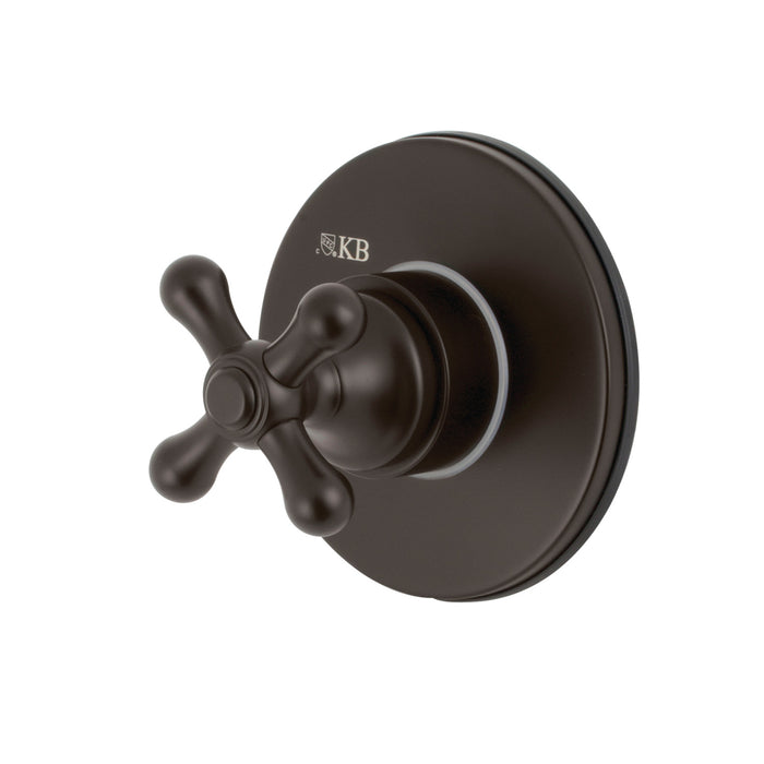 KS3035AX Single-Handle Wall Mount Three-Way Diverter Valve with Trim Kit, Oil Rubbed Bronze