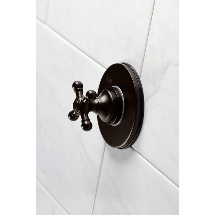 KS3035BX Single-Handle Wall Mount Three-Way Diverter Valve with Trim Kit, Oil Rubbed Bronze