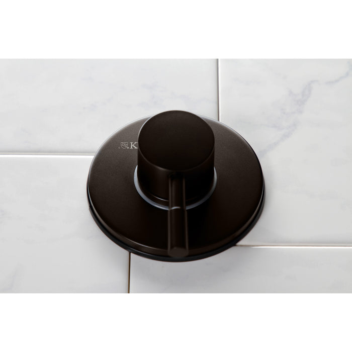 Concord KS3035DL Single-Handle Wall Mount Three-Way Diverter Valve with Trim Kit, Oil Rubbed Bronze