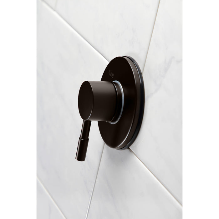 Concord KS3035DL Single-Handle Wall Mount Three-Way Diverter Valve with Trim Kit, Oil Rubbed Bronze