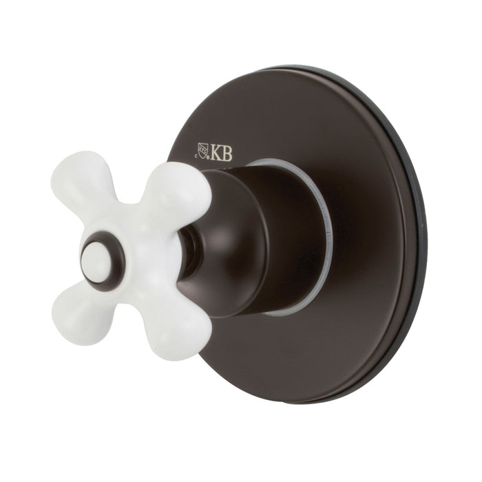 KS3035PX Single-Handle Wall Mount Three-Way Diverter Valve with Trim Kit, Oil Rubbed Bronze