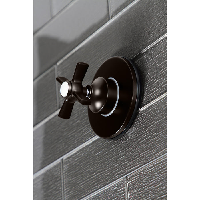 KS3035ZX Single-Handle Wall Mount Three-Way Diverter Valve with Trim Kit, Oil Rubbed Bronze