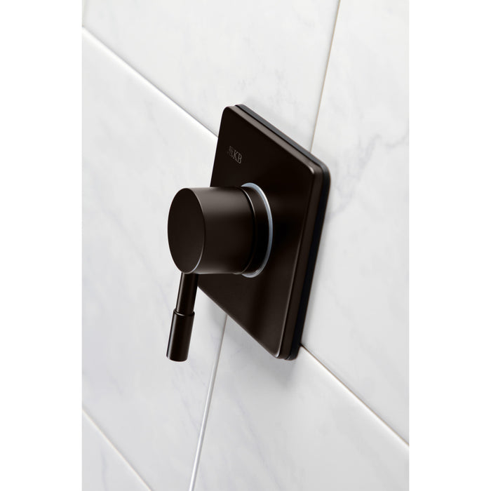Concord KS3045DL Single-Handle Wall Mount Three-Way Diverter Valve with Trim Kit, Oil Rubbed Bronze