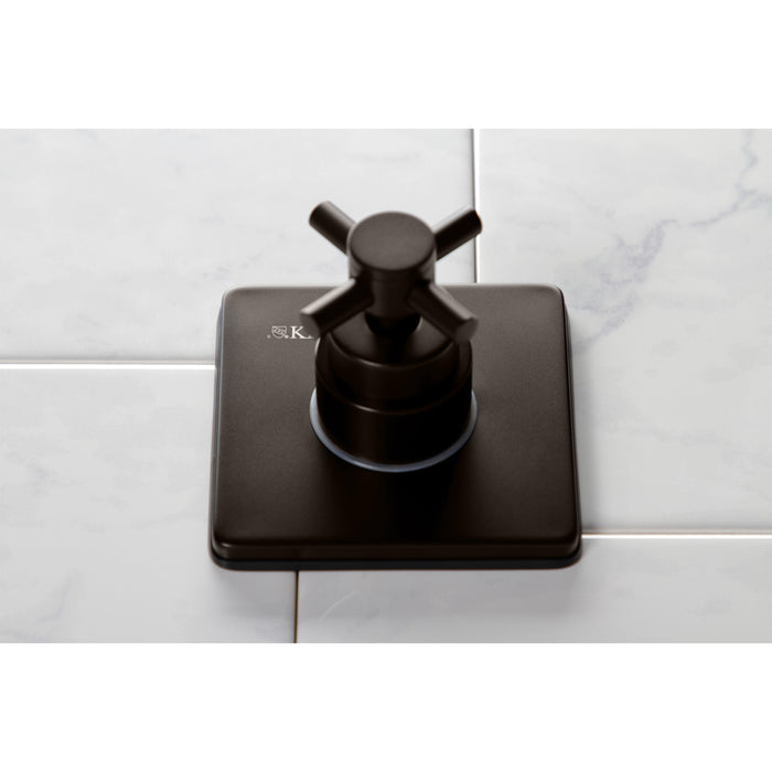Concord KS3045DX Single-Handle Wall Mount Three-Way Diverter Valve with Trim Kit, Oil Rubbed Bronze