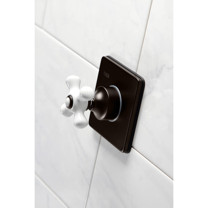 KS3045PX Single-Handle Wall Mount Three-Way Diverter Valve with Trim Kit, Oil Rubbed Bronze