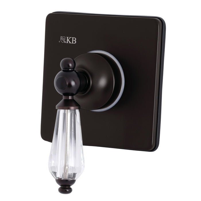 Wilshire KS3045WLL Single-Handle Wall Mount Three-Way Diverter Valve with Trim Kit, Oil Rubbed Bronze