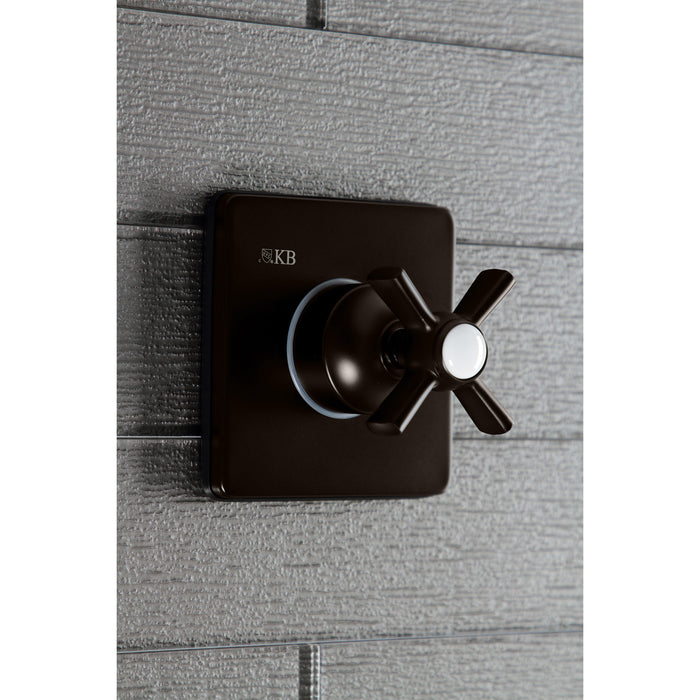 KS3045ZX Single-Handle Wall Mount Three-Way Diverter Valve with Trim Kit, Oil Rubbed Bronze