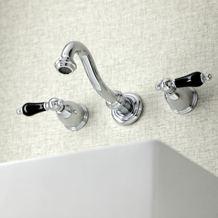 Duchess KS3121PKL Two-Handle Wall Mount Bathroom Faucet, Polished Chrome