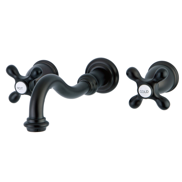 Vintage KS3125AX Two-Handle 3-Hole Wall Mount Bathroom Faucet, Oil Rubbed Bronze