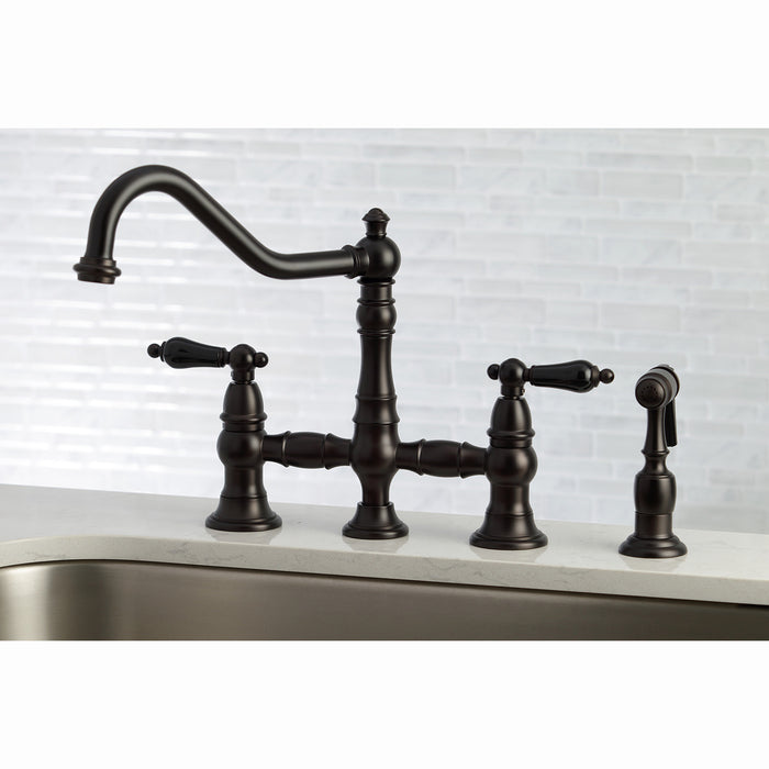 Duchess KS3275PKLBS Bridge Kitchen Faucet, Oil Rubbed Bronze