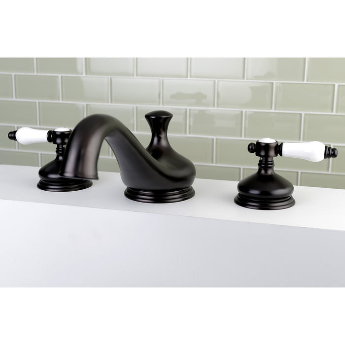 Kingston Heirloom KS3335BPL - Bel-Air Two-Handle 3-Hole Deck Mount Roman Tub Faucet, Oil Rubbed Bronze