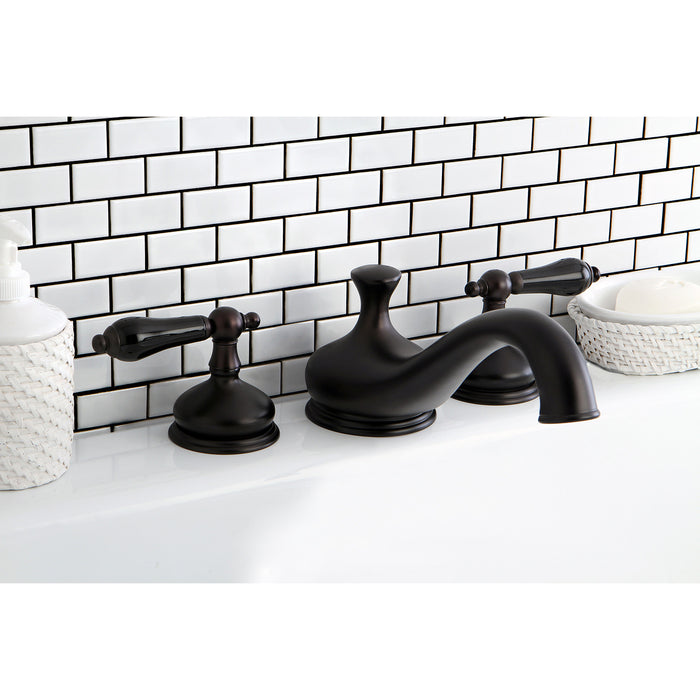 Kingston Heirloom KS3335PKL - Duchess Two-Handle 3-Hole Deck Mount Roman Tub Faucet, Oil Rubbed Bronze