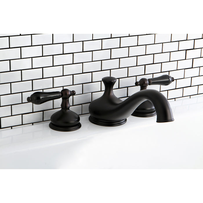 Kingston Heirloom KS3335PKL - Duchess Two-Handle 3-Hole Deck Mount Roman Tub Faucet, Oil Rubbed Bronze