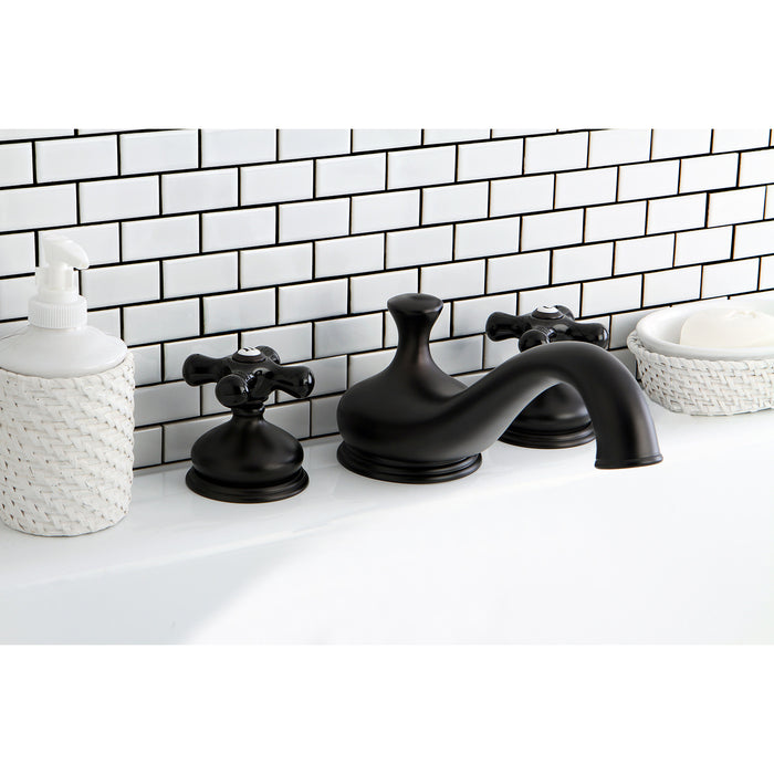 Kingston Heirloom KS3335PKX - Duchess Two-Handle 3-Hole Deck Mount Roman Tub Faucet, Oil Rubbed Bronze