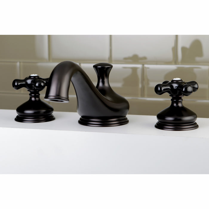 Kingston Heirloom KS3335PKX - Duchess Two-Handle 3-Hole Deck Mount Roman Tub Faucet, Oil Rubbed Bronze