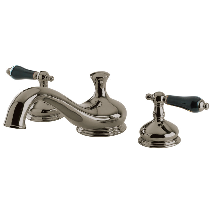 Kingston Heirloom KS3338PKL - Duchess Two-Handle 3-Hole Deck Mount Roman Tub Faucet, Brushed Nickel