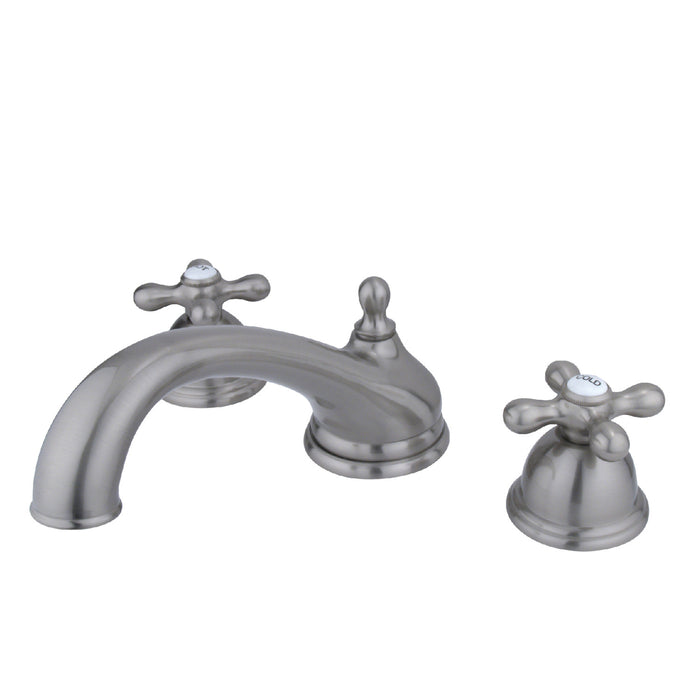 Vintage KS3358AX Two-Handle 3-Hole Deck Mount Roman Tub Faucet, Brushed Nickel