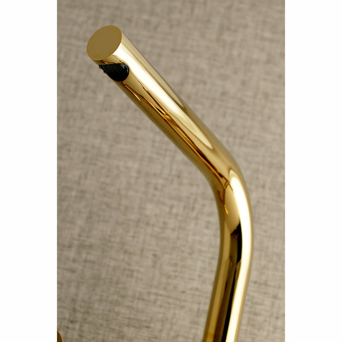 Kingston Sona KS412PB - Concord Two-Handle 2-Hole Wall Mount Kitchen Faucet, Polished Brass