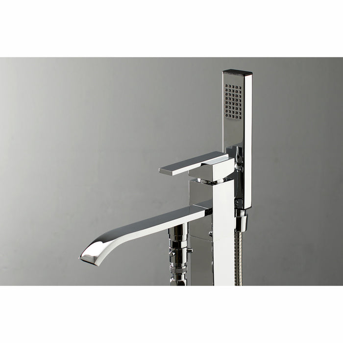 Executive KS4131QLL Single-Handle 1-Hole Freestanding Tub Faucet with Hand Shower, Polished Chrome