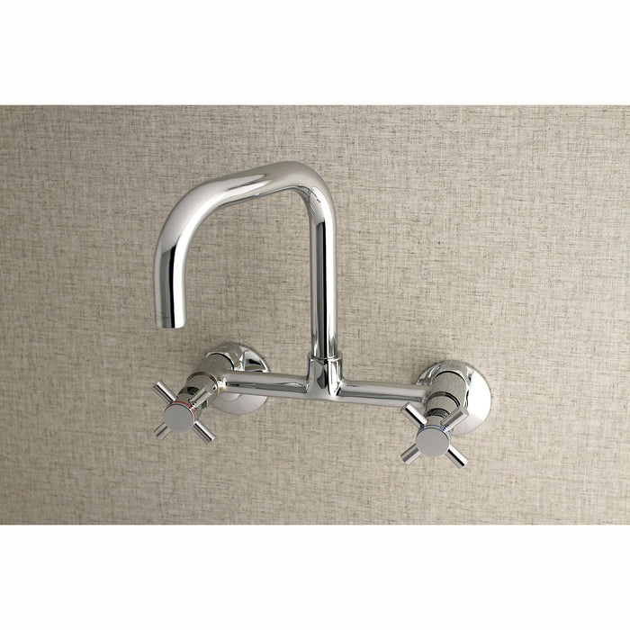 Concord KS413C Two-Handle 2-Hole Wall Mount Kitchen Faucet, Polished Chrome