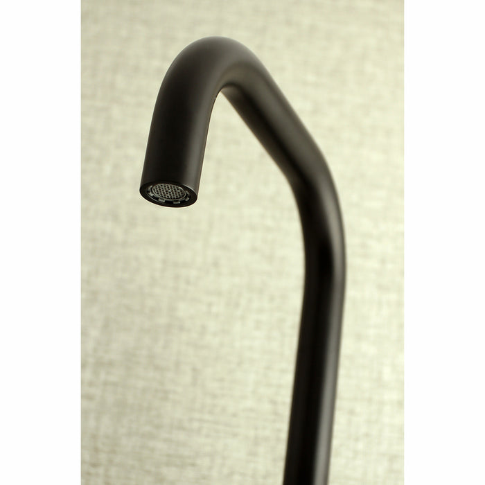 Concord KS413MB Two-Handle 2-Hole Wall Mount Kitchen Faucet, Matte Black