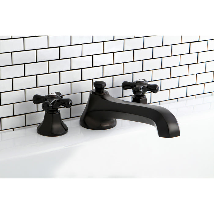Kingston Tulare KS4305PKX - Duchess Two-Handle 3-Hole Deck Mount Roman Tub Faucet, Oil Rubbed Bronze