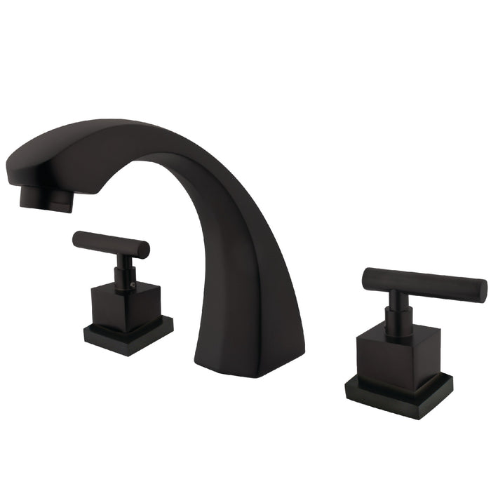 Kingston Sona KS4365CQL - Concord Two-Handle 3-Hole Deck Mount Roman Tub Faucet, Oil Rubbed Bronze