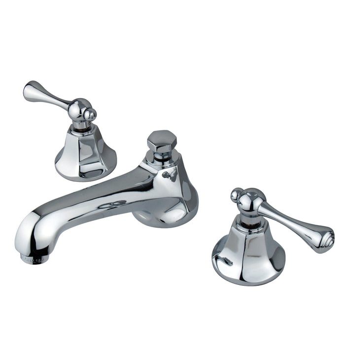 Metropolitan KS4461BL Two-Handle 3-Hole Deck Mount Widespread Bathroom Faucet with Brass Pop-Up, Polished Chrome