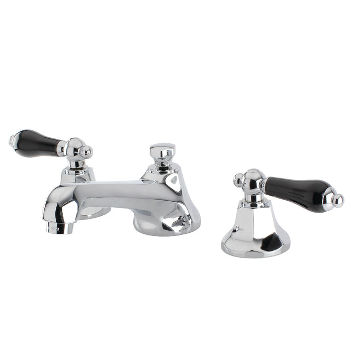 Duchess KS4461PKL Two-Handle 3-Hole Deck Mount Widespread Bathroom Faucet with Brass Pop-Up, Polished Chrome