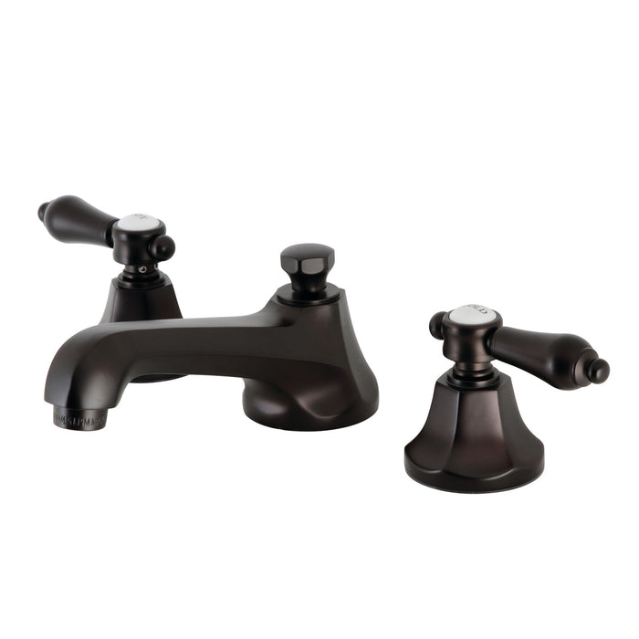 Bel-Air KS4465BPL Two-Handle 3-Hole Deck Mount Widespread Bathroom Faucet with Brass Pop-Up, Oil Rubbed Bronze