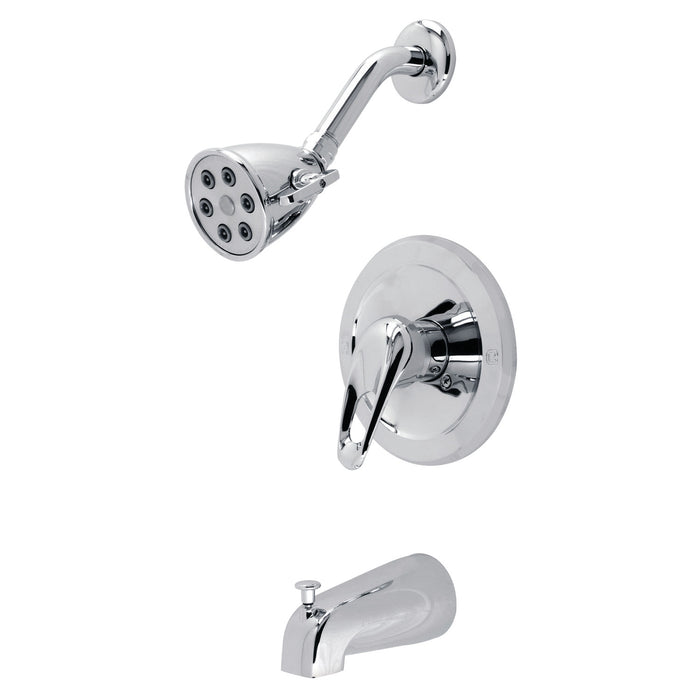Kingston KS511CK Single-Handle Tub and Shower Faucet, Polished Chrome