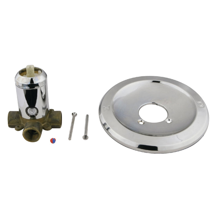 KS511C Tub and Shower Valve and Trim Kit without Handle, Polished Chrome