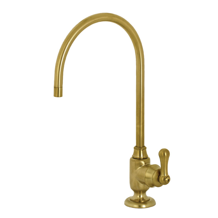 Royale KS5197AL Single-Handle 1-Hole Deck Mount Water Filtration Faucet, Brushed Brass