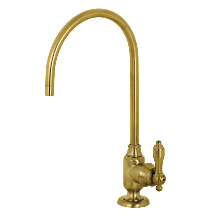 Tudor KS5197TAL Single-Handle 1-Hole Deck Mount Water Filtration Faucet, Brushed Brass