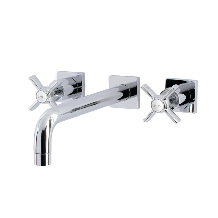 Millennium KS6021ZX Two-Handle 3-Hole Wall Mount Roman Tub Faucet, Polished Chrome