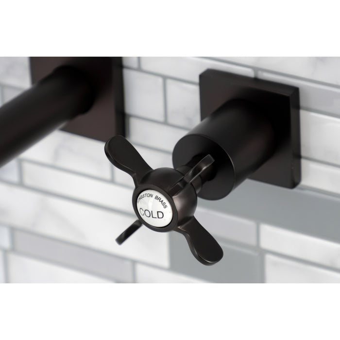 Essex KS6025BEX Two-Handle 3-Hole Wall Mount Roman Tub Faucet, Oil Rubbed Bronze