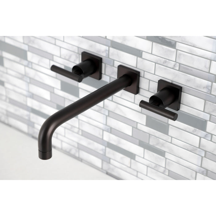 Manhattan KS6025CML Two-Handle 3-Hole Wall Mount Roman Tub Faucet, Oil Rubbed Bronze