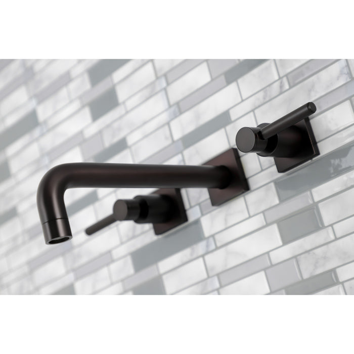 Concord KS6025DL Two-Handle 3-Hole Wall Mount Roman Tub Faucet, Oil Rubbed Bronze