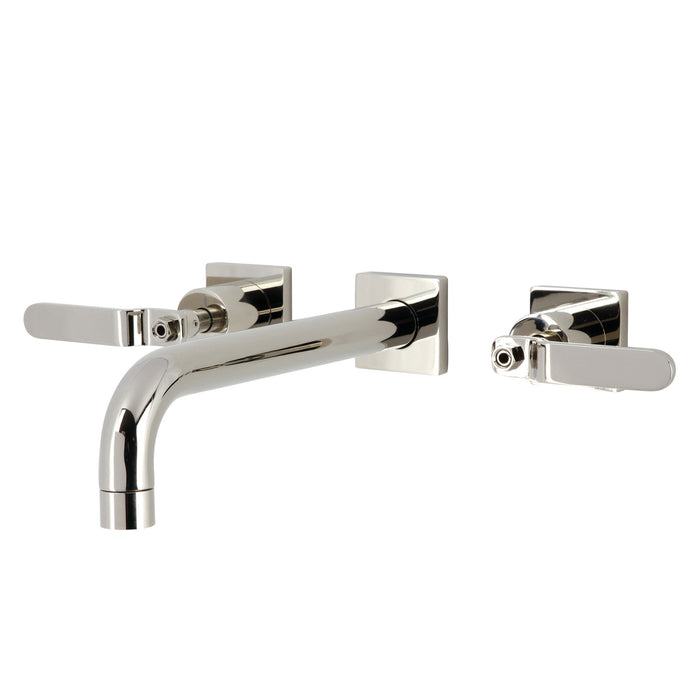 Kingston Sona KS6026KL - Whitaker Two-Handle 3-Hole Wall Mount Roman Tub Faucet, Polished Nickel