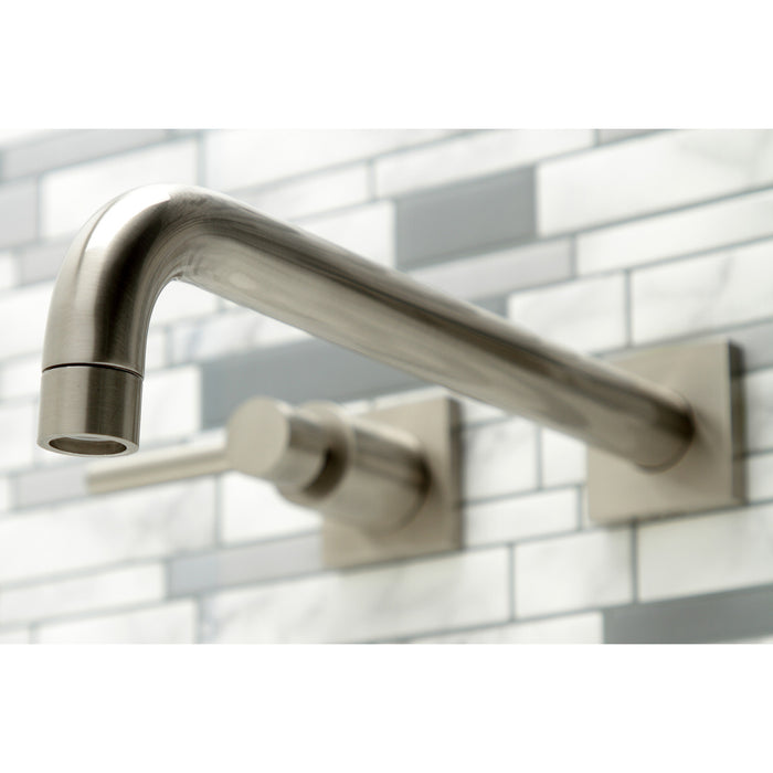 Kingston Sona KS6058DL - Concord Two-Handle 3-Hole Wall Mount Roman Tub Faucet, Brushed Nickel