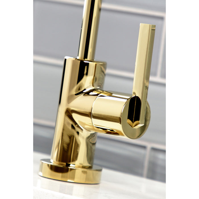 Continental KS6192CTL Single-Handle 1-Hole Deck Mount Water Filtration Faucet, Polished Brass