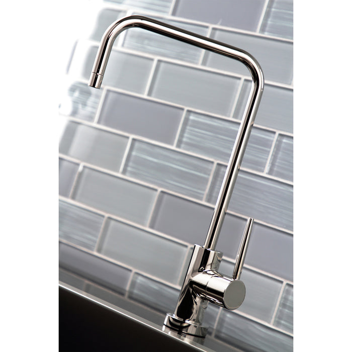 New York KS6196NYL Single-Handle 1-Hole Deck Mount Water Filtration Faucet, Polished Nickel
