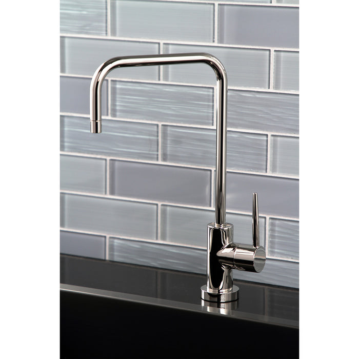New York KS6196NYL Single-Handle 1-Hole Deck Mount Water Filtration Faucet, Polished Nickel