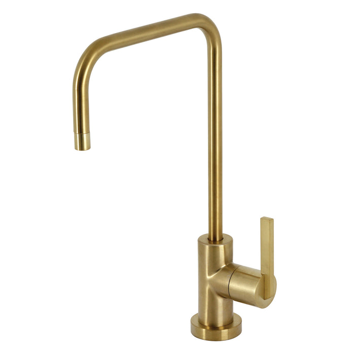 Continental KS6197CTL Single-Handle 1-Hole Deck Mount Water Filtration Faucet, Brushed Brass
