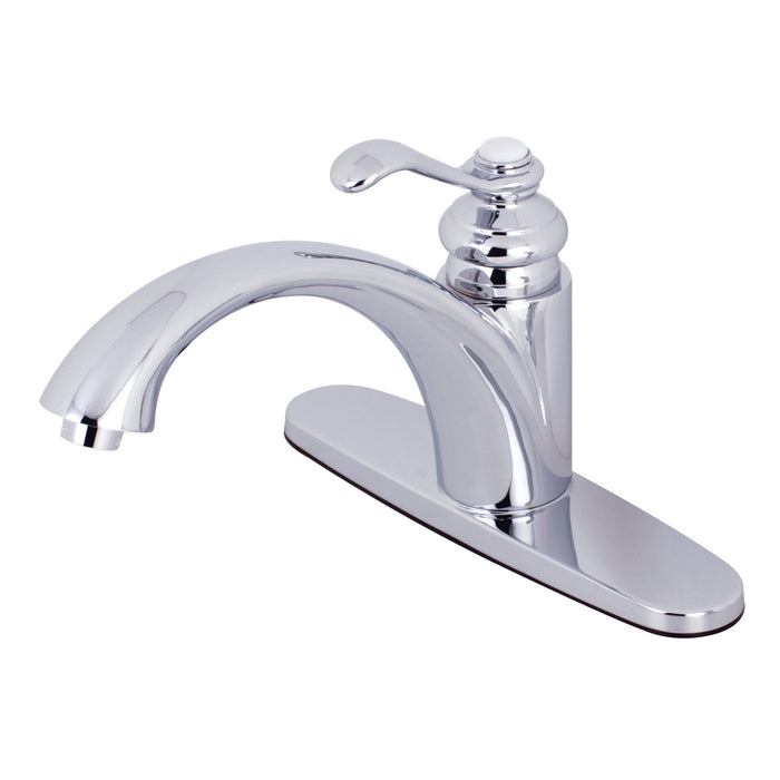 Templeton KS6571TPLLS Single-Handle 1-or-3 Hole Deck Mount Kitchen Faucet, Polished Chrome