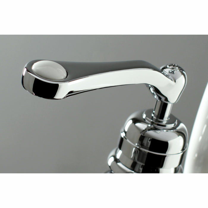 Royale KS7011RL Single-Handle 1-Hole Freestanding Tub Faucet with Hand Shower, Polished Chrome